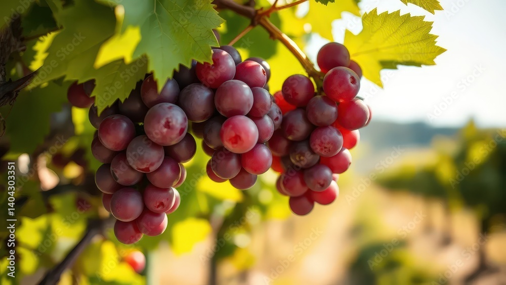 red grapes on vine red grapes on vine