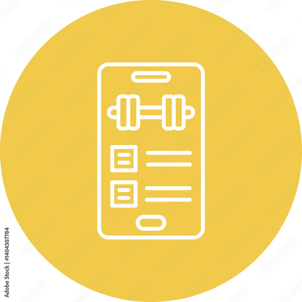 Fitness app Icon Fitness app Icon