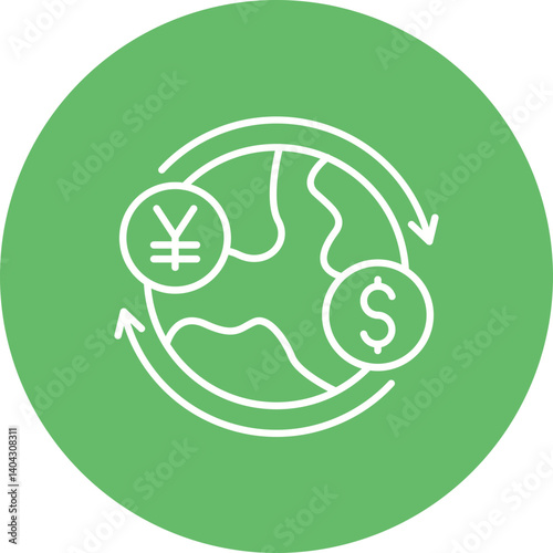 Global currency Icon