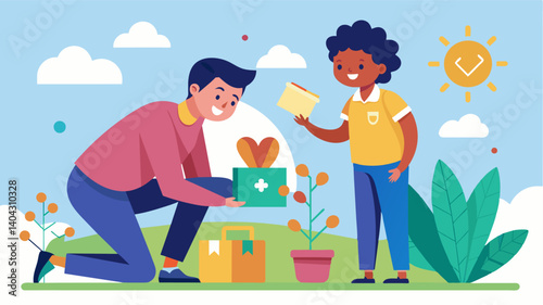 A group of mentees sharing personal experiences and discussing challenges they face while mentors offer support and advice.. Vector illustration