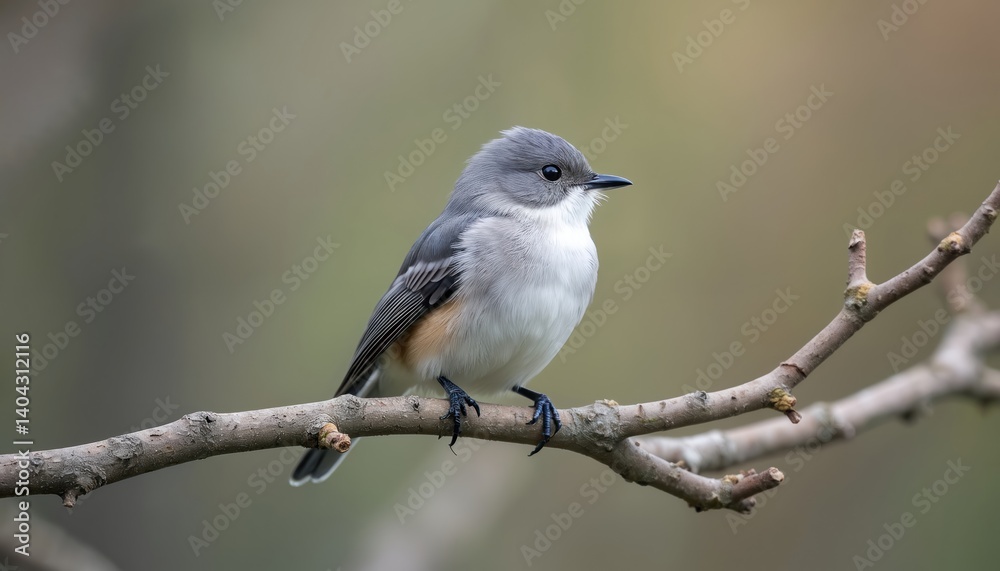 Lesser whitethroat bird perches tree branch. Sylvia curruca, wildlife fauna, stands outdoors. Natural habitat photo. Small songbird sits on twig branch. Ornithology, avian subject close-up. Lesser whitethroat bird perches tree branch. Sylvia curruca, wildlife fauna, stands outdoors. Natural habitat photo. Small songbird sits on twig branch. Ornithology, avian subject close-up.
