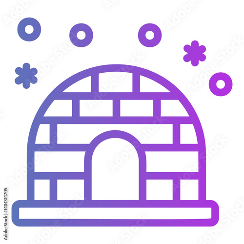 igloo Gradient icon