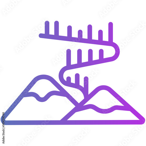 nothern lights Gradient icon