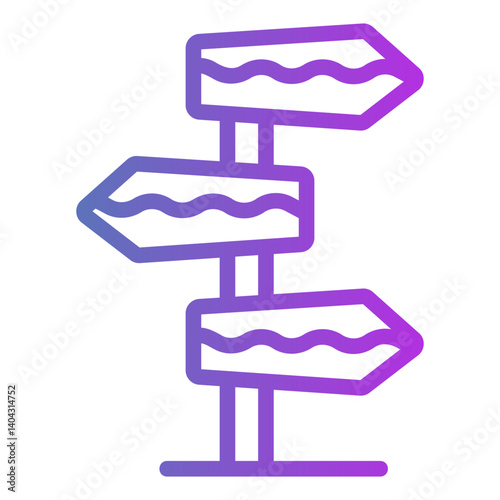 signpost Gradient icon
