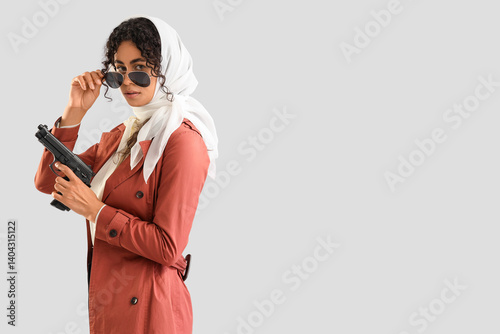 Female African-American spy...