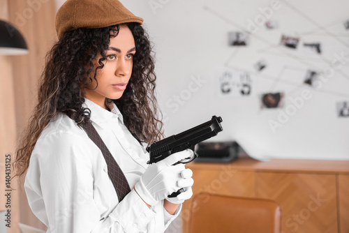 Female African-American spy...