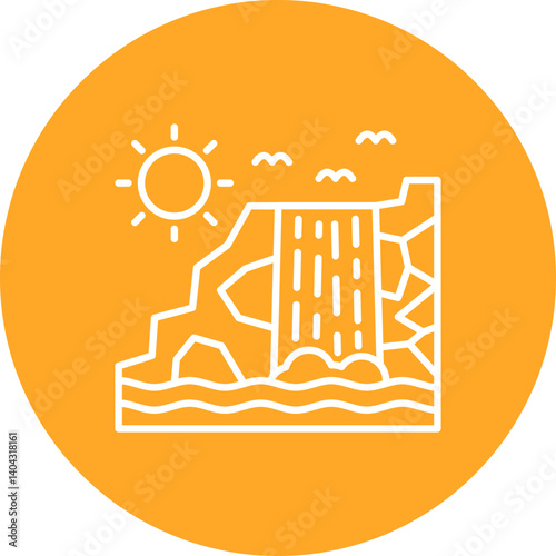 Waterfall Icon