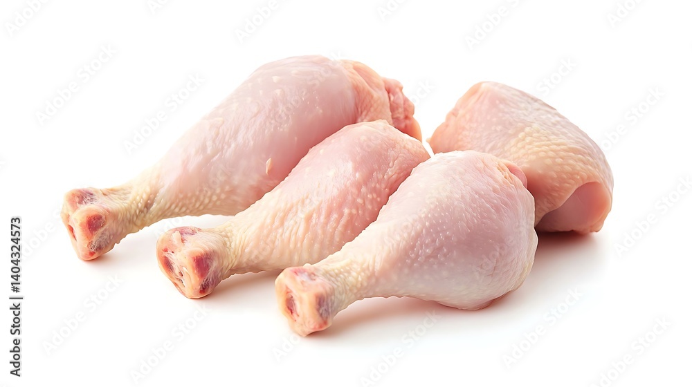 Fresh Raw Chicken Drumsticks and Thighs Ready for Cooking Fresh Raw Chicken Drumsticks and Thighs Ready for Cooking