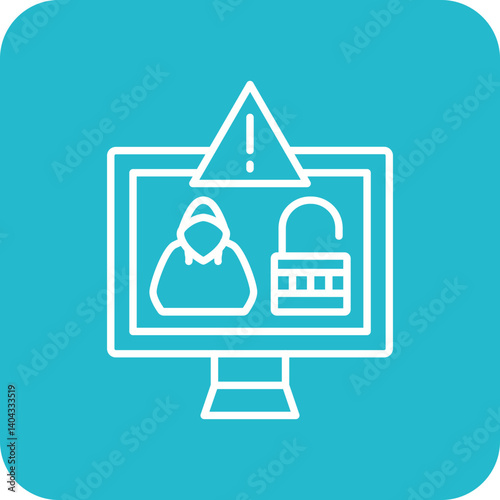 Cyber attack Icon