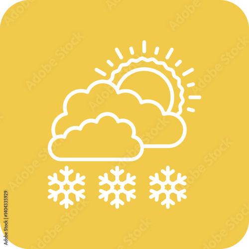 Snowy day Icon