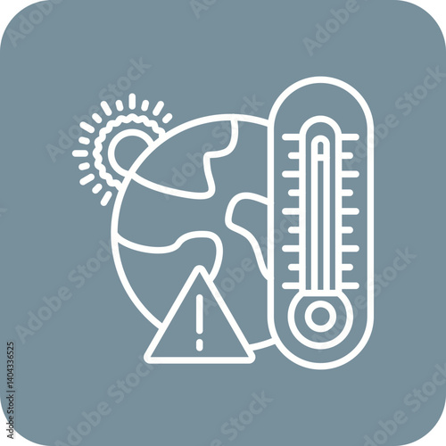 Global warming Icon