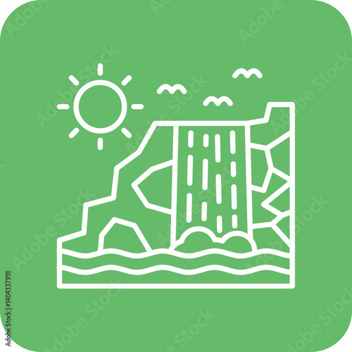 Waterfall Icon