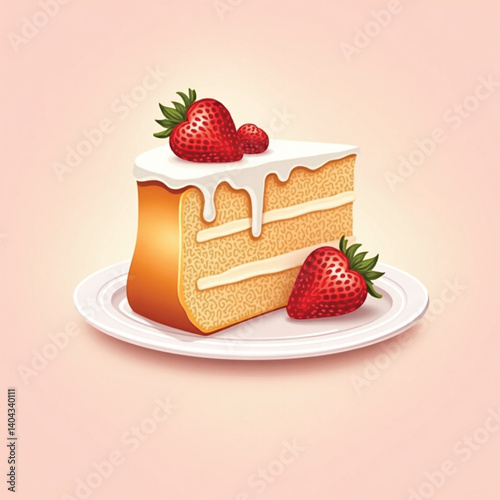 Cake Stawberry