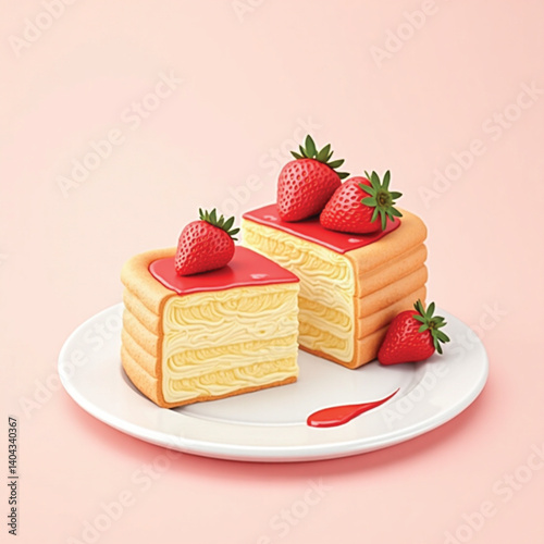 Cake Stawberry