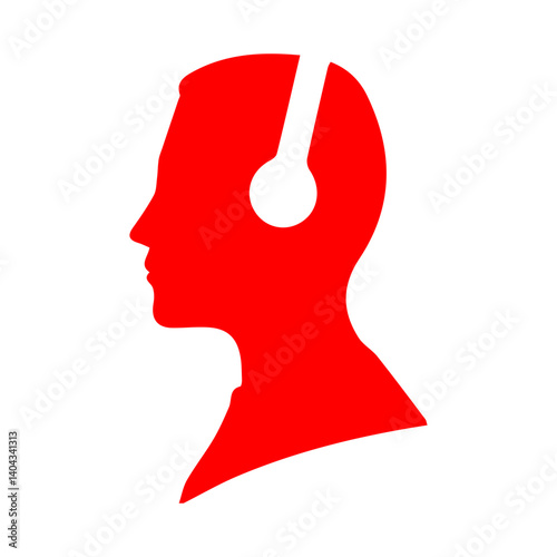 red headphones icon right