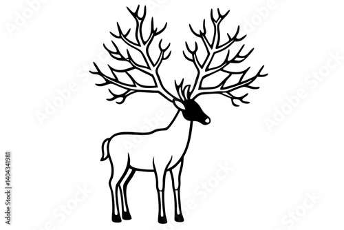 Festive and high-quality Christmas vector illustration perfect for holiday-themed designs. Includes cheerful elements such as Christmas trees, snowflakes, ornaments, Santa Claus, gifts, and winter dec