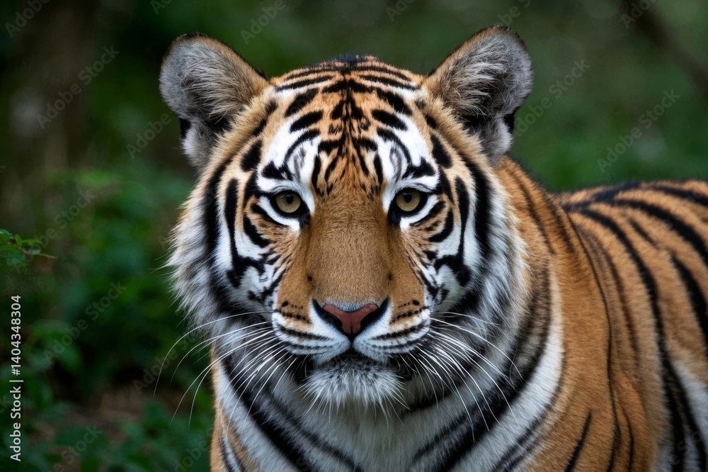 there is a tiger that is standing in the grass looking at the camera there is a tiger that is standing in the grass looking at the camera