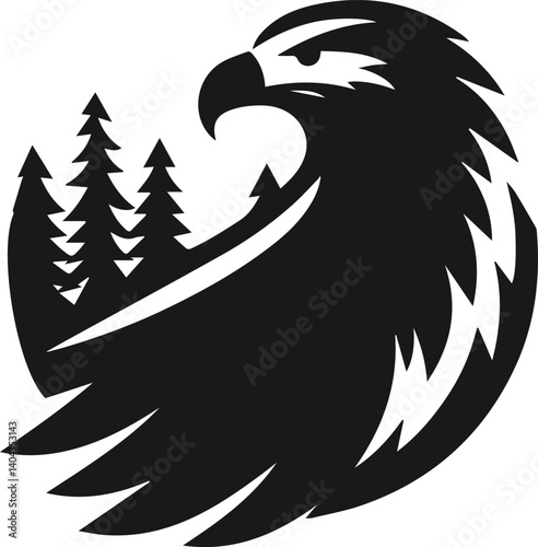Eagle silhouette