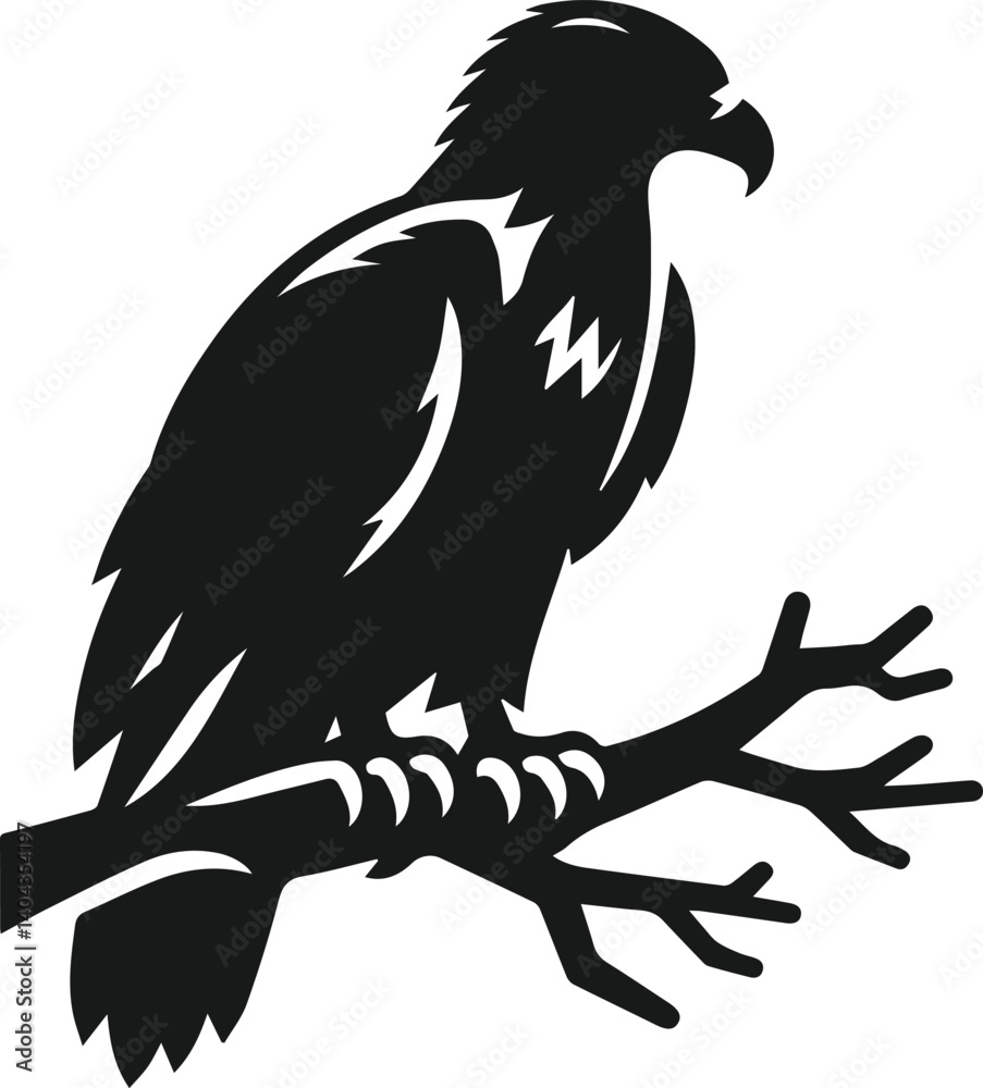 Fototapeta premium Eagle silhouette