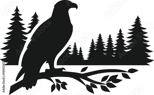 Eagle silhouette