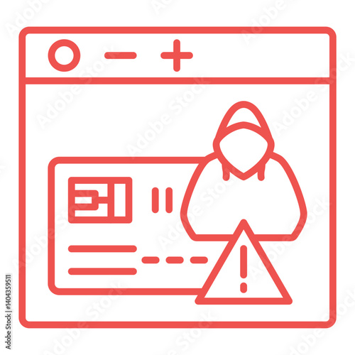 Online hacking Icon