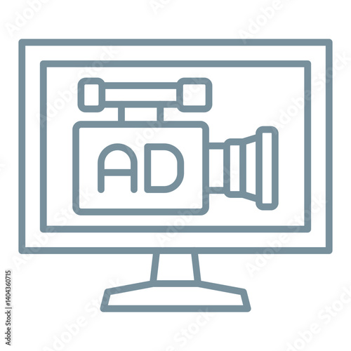 Desktop computer Icon