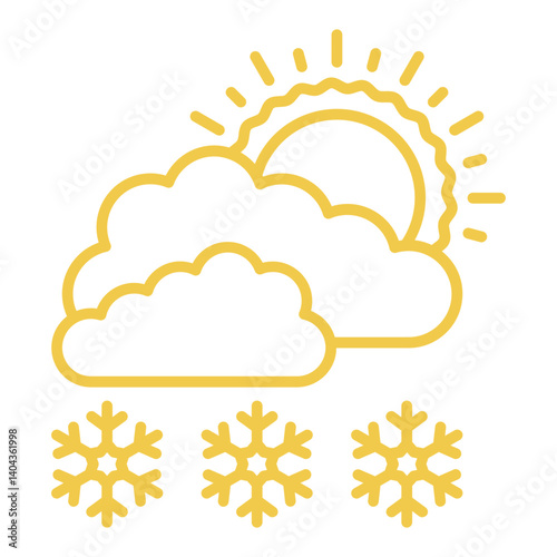 Snowy day Icon