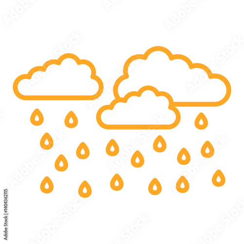 Heavy rain Icon