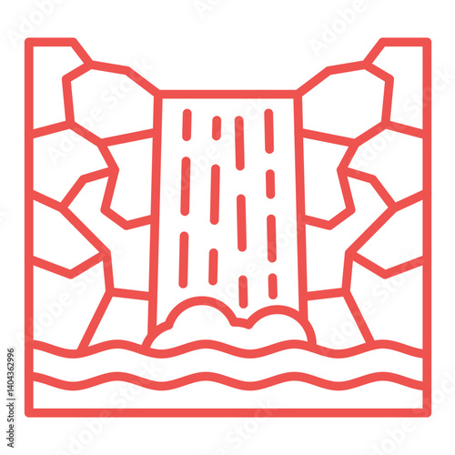 Waterfall Icon