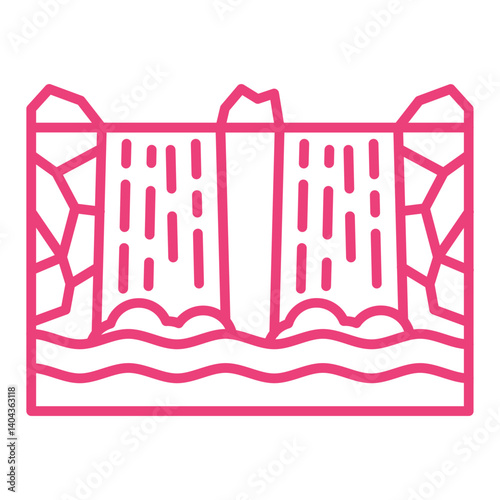 Waterfall Icon