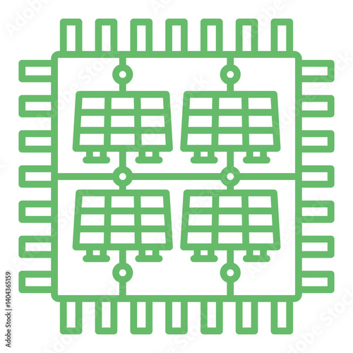 Solar chip Icon