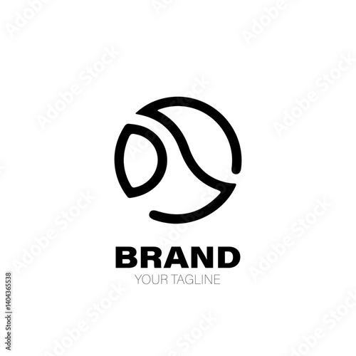 Tennis Logo. Tennis Logo Design. Tennis Logo Brand. Tennis Logo Vector Design Isolated on White Background