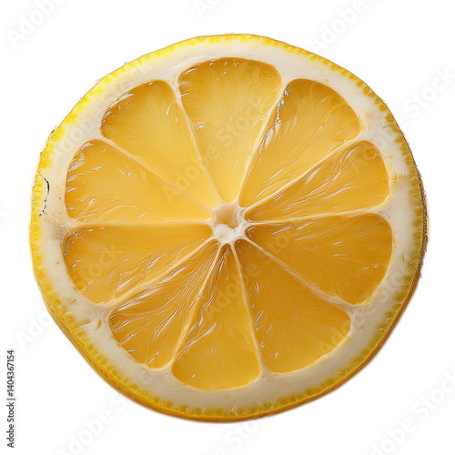 Weightless Lemon Slices on White