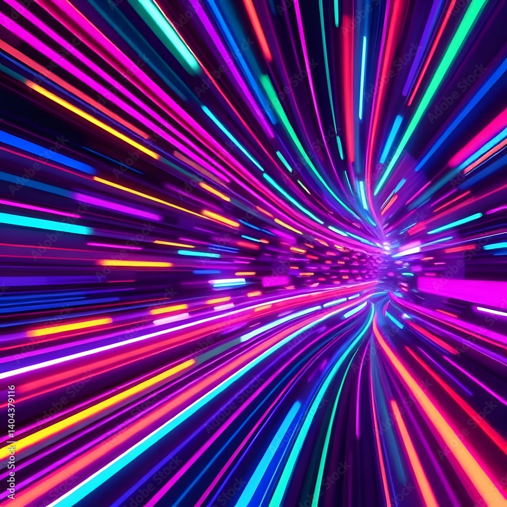 Colorful motion elements with neon led illumination. Abstract futuristic background. Colorful motion elements with neon led illumination. Abstract futuristic background.