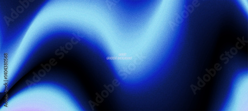 Abstract Grainy Gradient Background With Soft Blurred Shapes In Abstract Color Tones, Modern Digital Texture, Premier Quality Design