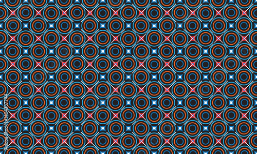 Gypsy pattern tribal ethnic motifs geometric vector background. Doodle gypsy geometric shapes sprites tribal motifs clothing fabric textile print traditional design with triangles