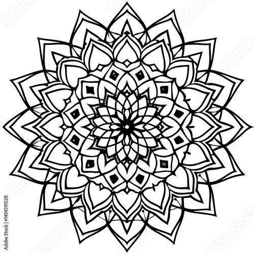 Geometric Mandala Design