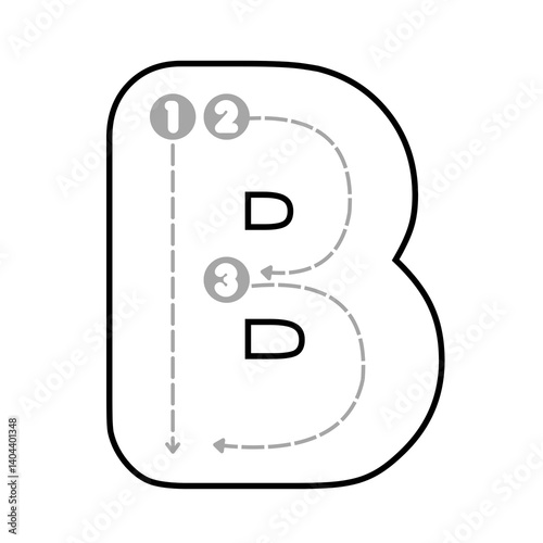 B