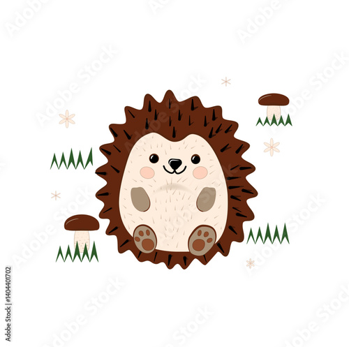 hedgehog in the forest