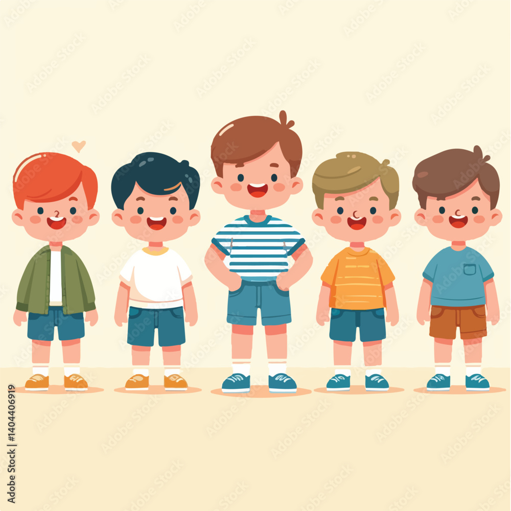 cute cartoon logo children illustration cute cartoon logo children illustration