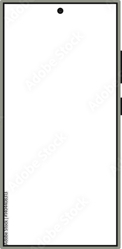 Transparent Screen Smartphone Vector Mobile Phone Illustration