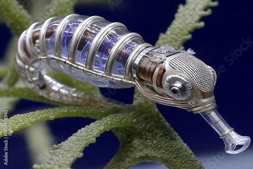 Futuristic Mechanical Seahorse.