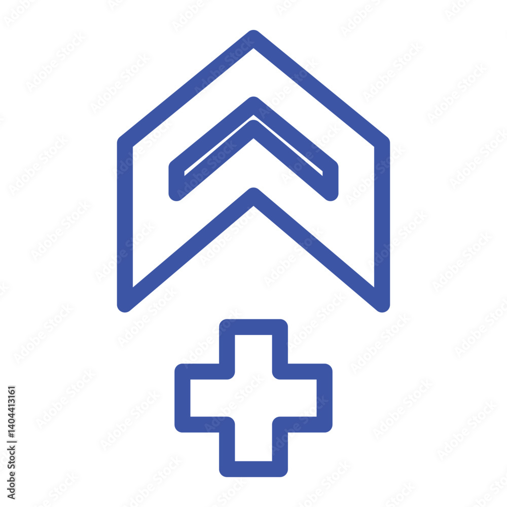 Obraz premium up arrow icon
