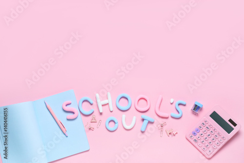 Composition with text SCHOO...
