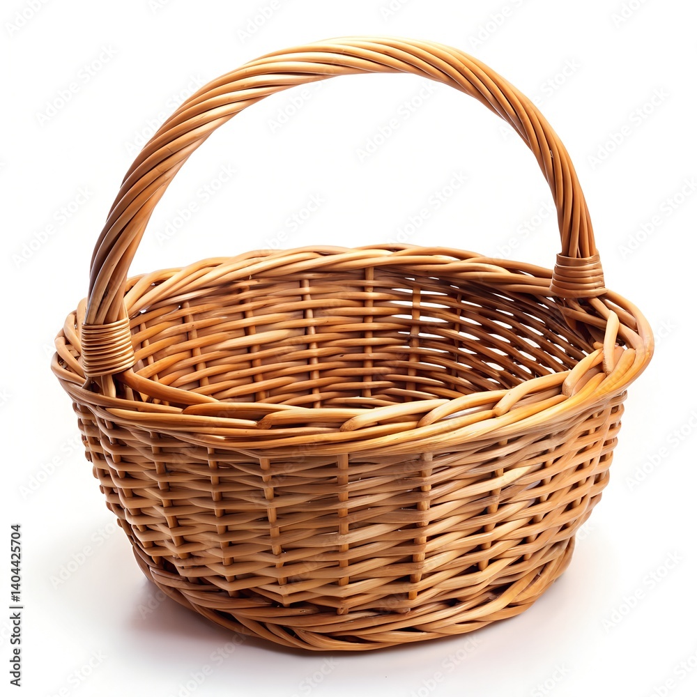 empty wicker basket empty wicker basket