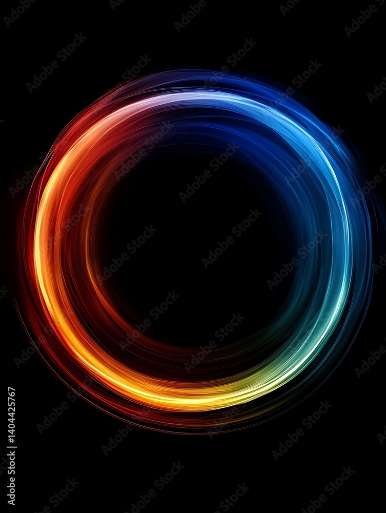 Colorful Abstract Circular Design Colorful Abstract Circular Design