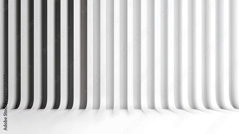 Abstract Geometric Pattern of White and Grey Parallel Lines Abstract Geometric Pattern of White and Grey Parallel Lines