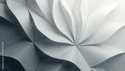 Subtle grayscale pattern featuring overlapping geometric forms , art, building, design