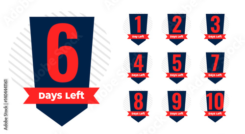 hurry up limited days left business template design