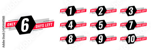 limited time countdown days left for online or retail sale